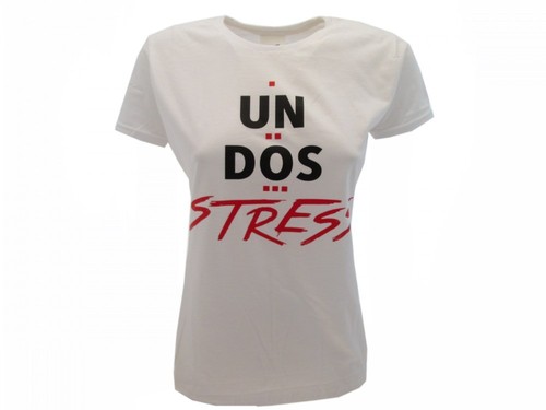 Camiseta Un Dos Stress Original Solo Humorística Divertido Verano 2018 | eBay