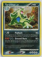 Tyranitar 17/123 Holo Rare Mysterious Treasures Pokemon Moderately Played on eBay