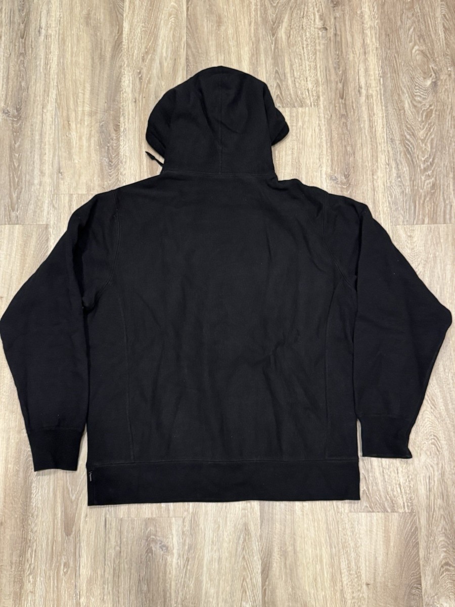 Supreme Box Logo Hoodie Sweatshirt Black Neon Yellow FW17 Men's