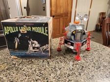 VINTAGE RARE DSK Daishin Kogyo Japan Apollo 11 Eagle Lunar Lander w/BOX WORKS 
