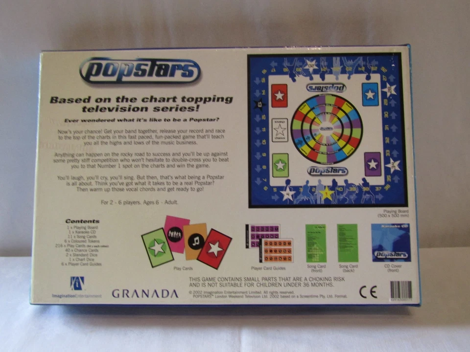 NEW POPSTARS THE BOARD GAME THAT LETS YOU BE A POP STAR 2002 - Image 2 of 3
