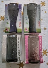 Coca-Cola MCDONALD'S Coke Glasses Can Shaped + New Design for 2010 NEW