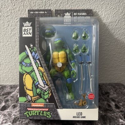 Teenage Mutant Ninja Turtles Leo Leonardo Action Figure Arcade Game BST AXN NEW