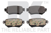 Bremsbelagsatz Scheibenbremse NK 223265 FüR Mazda GL GJ GJ2 GL2 GL6 Gjefp Gjefw