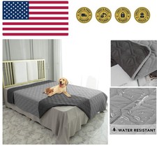 Waterproof Dog Bed Cover Pet Blanket for Furniture Bed Couch Sofa Reversible