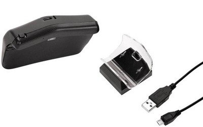 Hama Zusatz-Akku Powerbank + Lade-Station Lader für Sony PS4 Controller Game-Pad