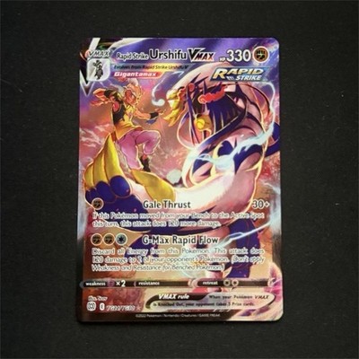 Pokemon Company Rapid Strike Urshifu VMAX TG21/TG30 Full Art Holo Eng 2021 330HP