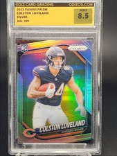 COLSTON LOVELAND 2025 PANINI PRIZM ROOKIE SILVER BEARS RC OCG 8.5 Q4247