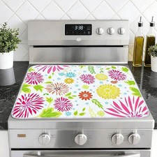 Heat-Resistant Stove Top Cover for Electric Stove, 28"x20 Glass Stove Top Cov...