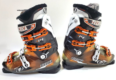 Tecnica Mega +14 Ski Boots Men's 10 325mm 280-285 Ultra Fit Orange & Black *READ