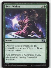 Beast Within 169 MSC Commander: Marvel Super Heroes Magic MTG NM