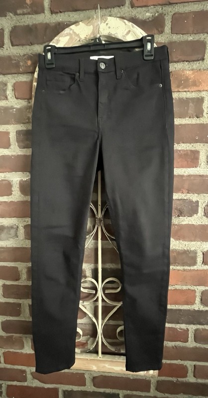 Topshop women’s Jamie Skinny Jeans Black Wash Denim Size W 28 X L 30