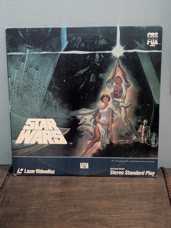 1977 Star Wars Laser Videodisc Standard Play. Excellent Condition.
