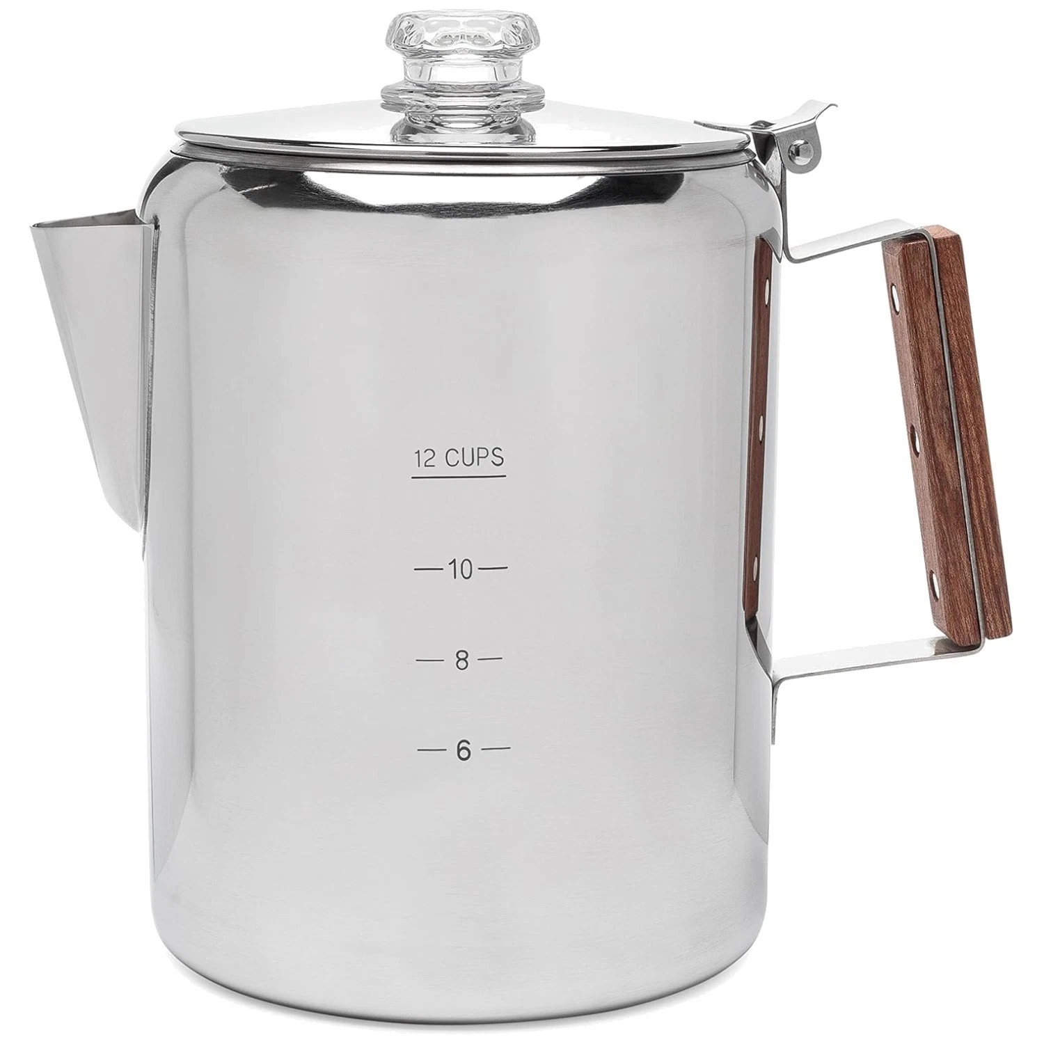Stovetop Coffee Maker - No Plastic, No Aluminum]