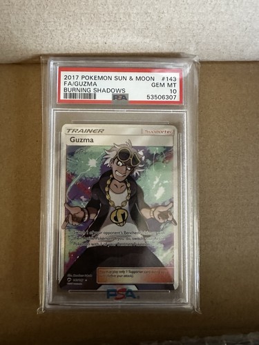 Guzma graded PSA 10 for sale on eBay