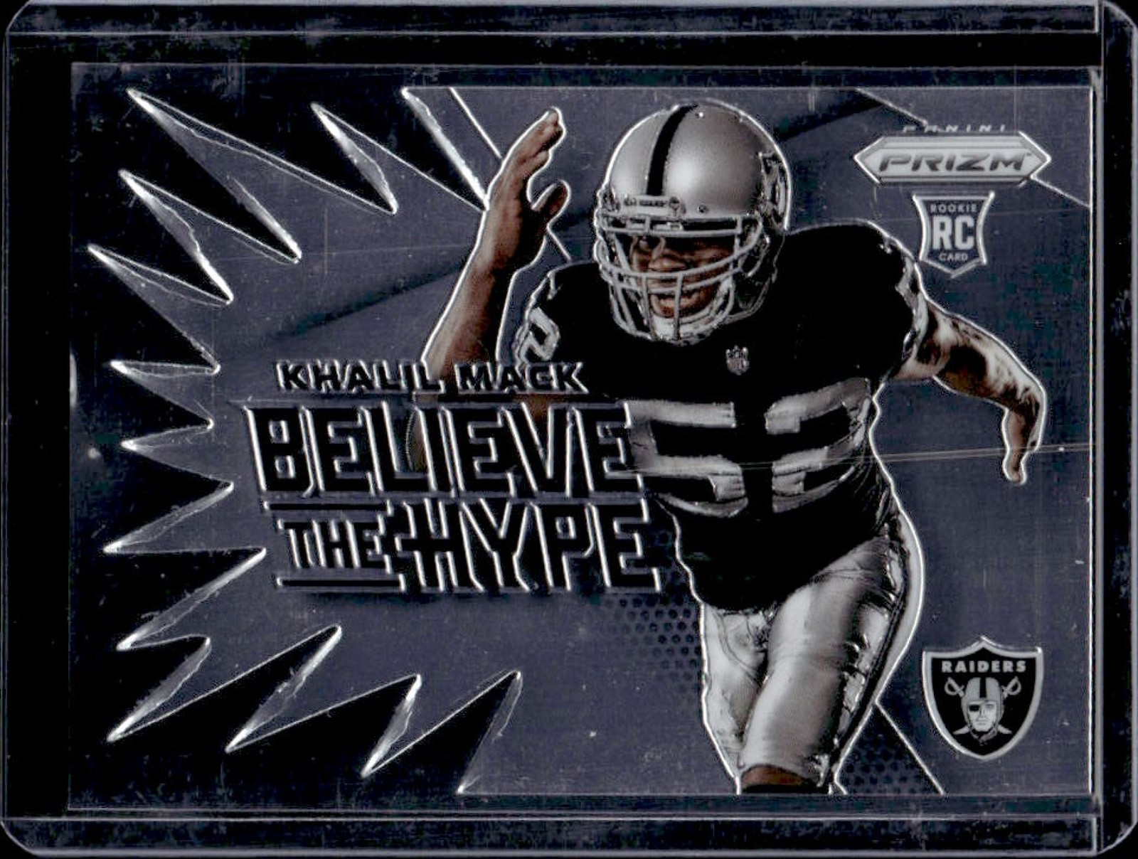 2014 Prizm Khalil Mack Believe The Hype RC Rookie #BH10 Raiders