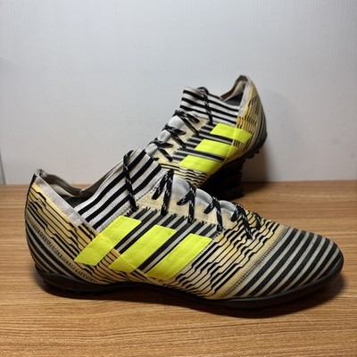 adidas Men's Nemeziz 17.3 FG Soccer Shoe, White/Solar Yellow/Black, (10.5 M US)