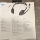 Logitech H111 Wired 3.5mm Stereo Headset Boom Mic Noise Cancel Black 1.8m. Dope! — photo 3