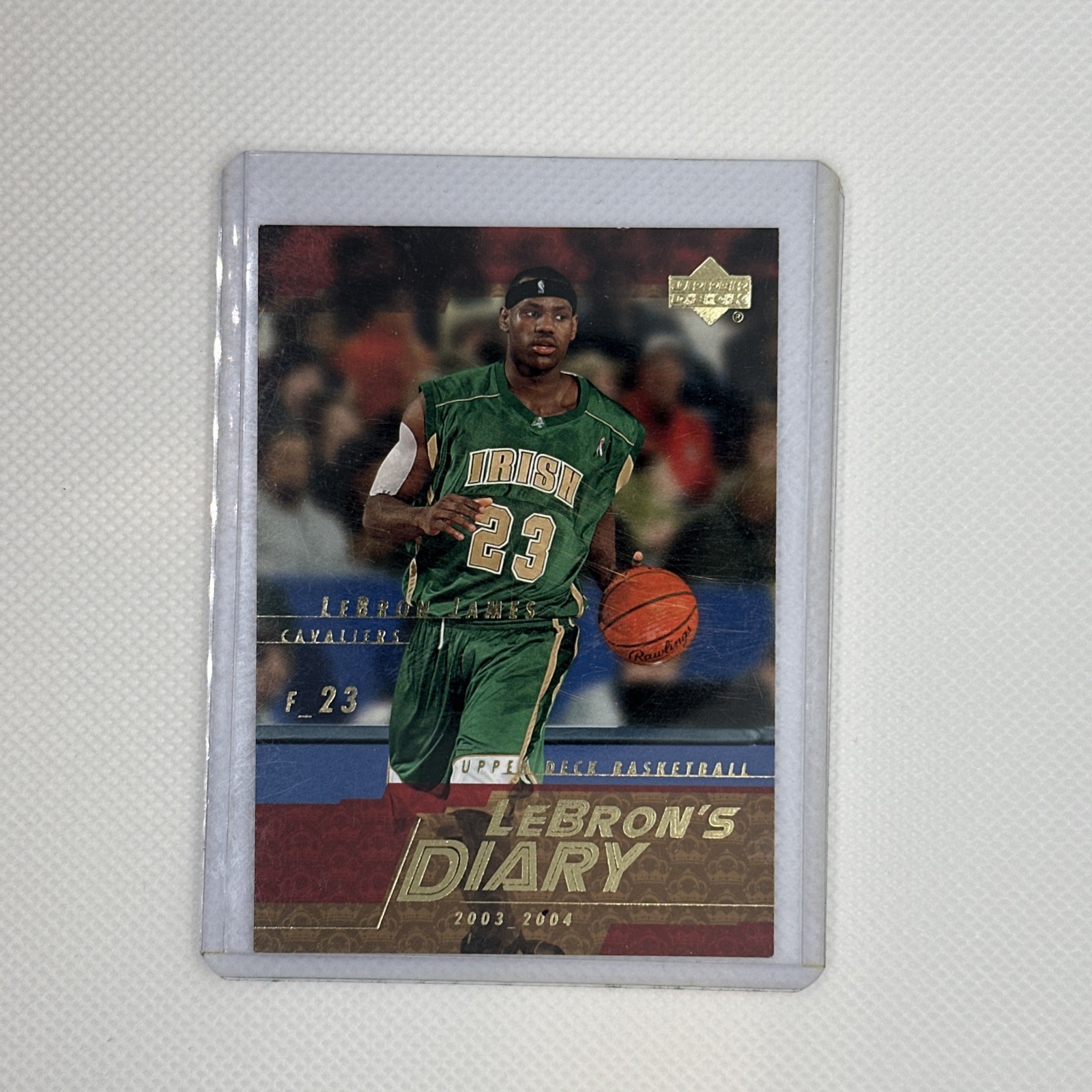 LeBron James 2003-04 Upper Deck Lebron's Diary #LJ2 Rookie RC NrMt