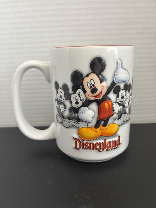 Disneyland Resort Mickey Mouse 3D Raised Relief Coffee Mug