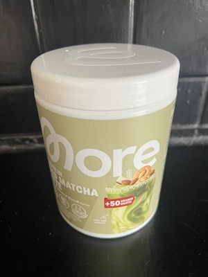 More Protein Pulver Iced Matcha Latte Coconut Almond Biscuit