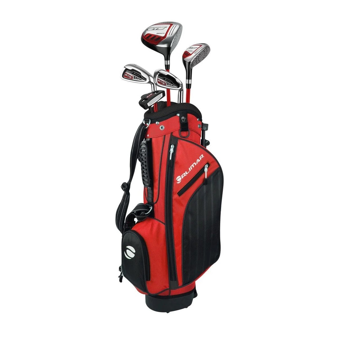 Set Red/black Lh Ages 9&ndash;12 8-piece W/ Bag