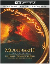 Middle-Earth 6-Film Collection 4K UHD Blu-ray NEW
