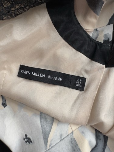 NEU KAREN MILLEN UK8 EU 36 US4 FLORAL MAXI Cherry Blossom KLEID Hochzeit, Rennen - Bild 19 von 20