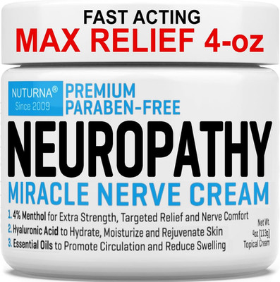 Neuropathy Nerve Relief Cream - Premium Nerve Cream 3X Action for Targeted Relie