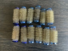 Efalock Drahtwickler Blau Borstenwickler Neuwertig Metallwickler Lockenwickler