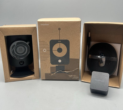 SimpliSafe SimpliCam SSCM2 Indoor Security 1080p HD Video Camera - Black