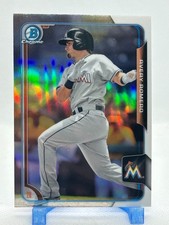 Avery Romero 2015 Bowman Chrome Draft Refractor #176 - Miami Marlins