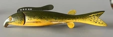 VINTAGE PENNSYLVANIA C B LEWIS 7.5" SUCKER  FISH SPEARING DECOY ~ FOLK ART LURE
