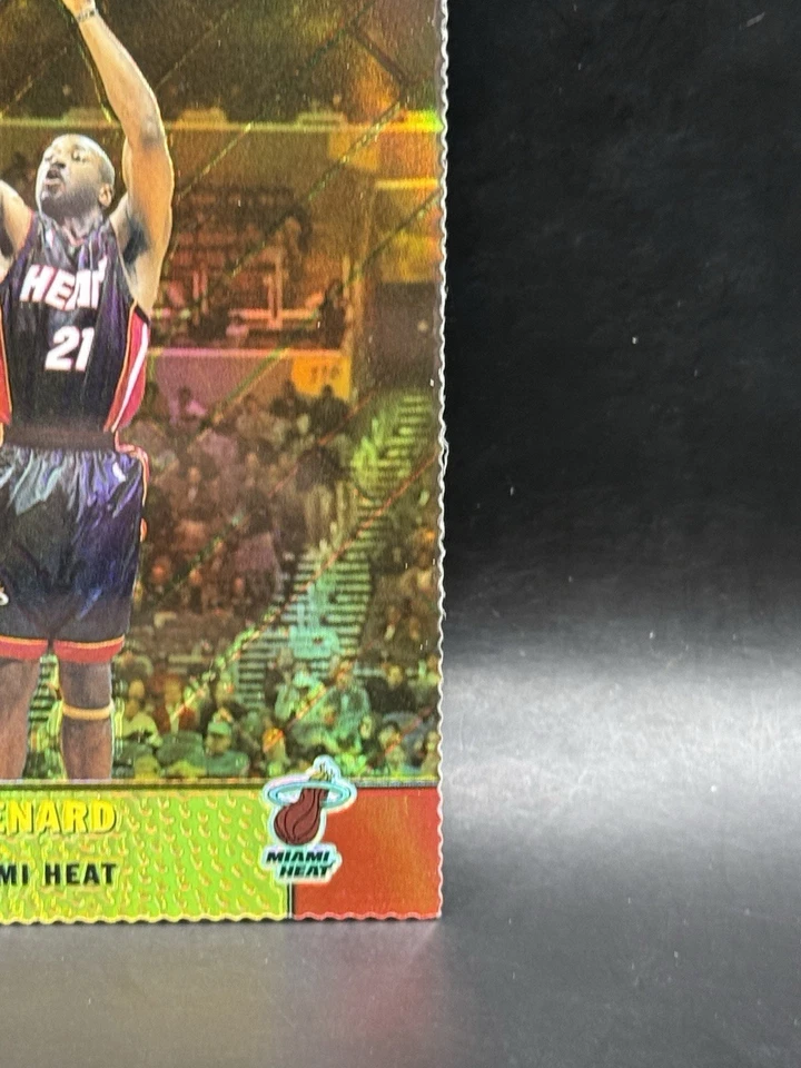 1999-00 Topps Finest GOLD Refractor Voshon Lenard 049/100 NM #196 Heat Nuggets - Image 3 of 4