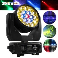 19x15W LED RGBW Zoom Beam Wash Moving Head Light Stage Show DJ Effect Lighting