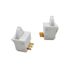 2Pcs Refrigerator Door Light Switch 3Pin Momentary Fridge 1NC 1NO AC 250V...