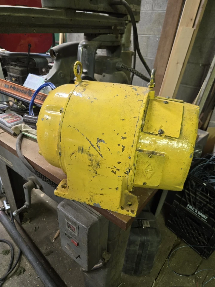 Dresser 7.5 HP Electric AC  Motor 230/460  1800 RPM 3 Phase - Image 2 of 3