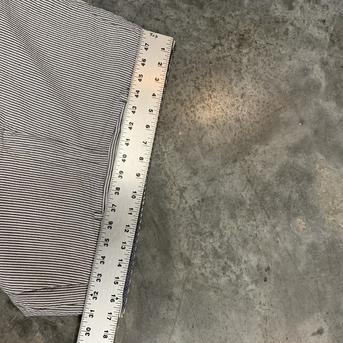 Bonobos Seersucker Chino Pants 33x30 White Grey Slim Fit Preppy Straight Mens - Picture 10 of 14