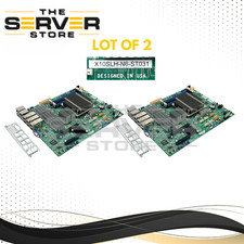 LOT OF 2 Supermicro Socket LGA1150 DDR3 9.6"x12" Motherboard X10SLH-N6-ST031