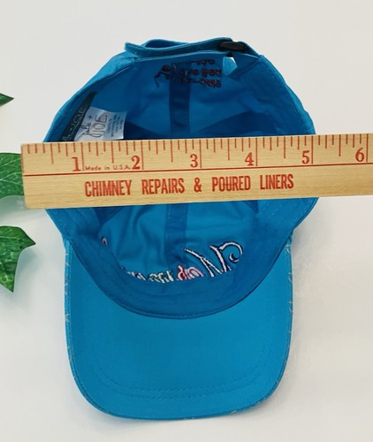 Little Girls MERMAID Hat Teal Blue Adjustable Baseball Cap By Julie & Joe - Picture 17 of 18