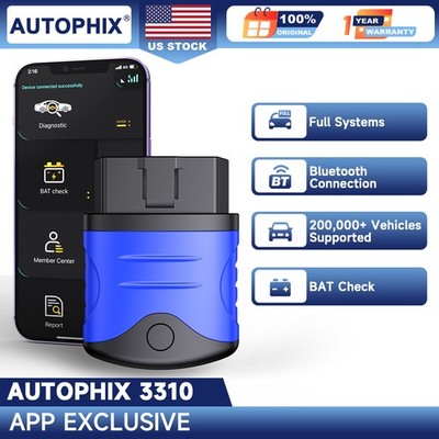 AUTOPHIX 3310 OBD2 Scanner Bluetooth All System Diagnostic For IOS Android VW