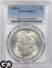1902-O Morgan Silver Dollar Coin PCGS MS 63 ** Lustrous!