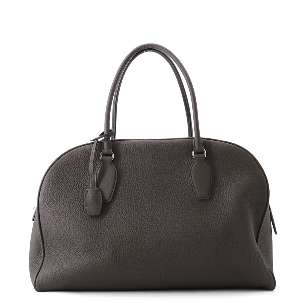 The Row INDIA15.75 Top Handle Bag Leather Wood Brown W1594L133