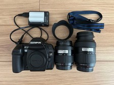 OLYMPUS E 3 Digital SLR Camera with 2 Lenses