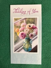 Leanin’ Tree Blank Friendship Greeting Card “Thinking Of You”