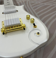 Mahogany Body Electric Guitar, prince cloud style Gold hardware 22frets