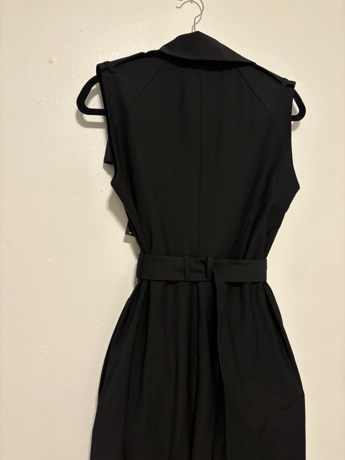 NWT Massimo Dutti Women's Black Belted Jumpsuit Size XS $229 thumbnail 9