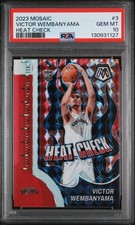 2023 Panini Mosaic Heat Check #3 Victor Wembanyama PSA 10