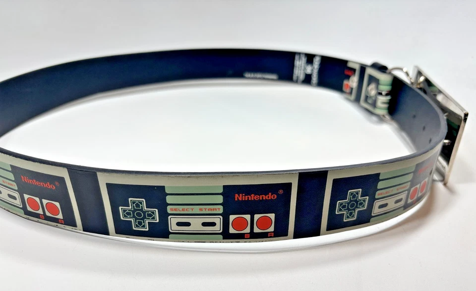 正品经典任天堂视频控制器珐琅金属皮带和扣男式 36 — 第 3/4 张图片