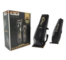 Cordless Wahl Barber Combo 3025397 Black Magic Clip Clipper & Detailer Trimmer